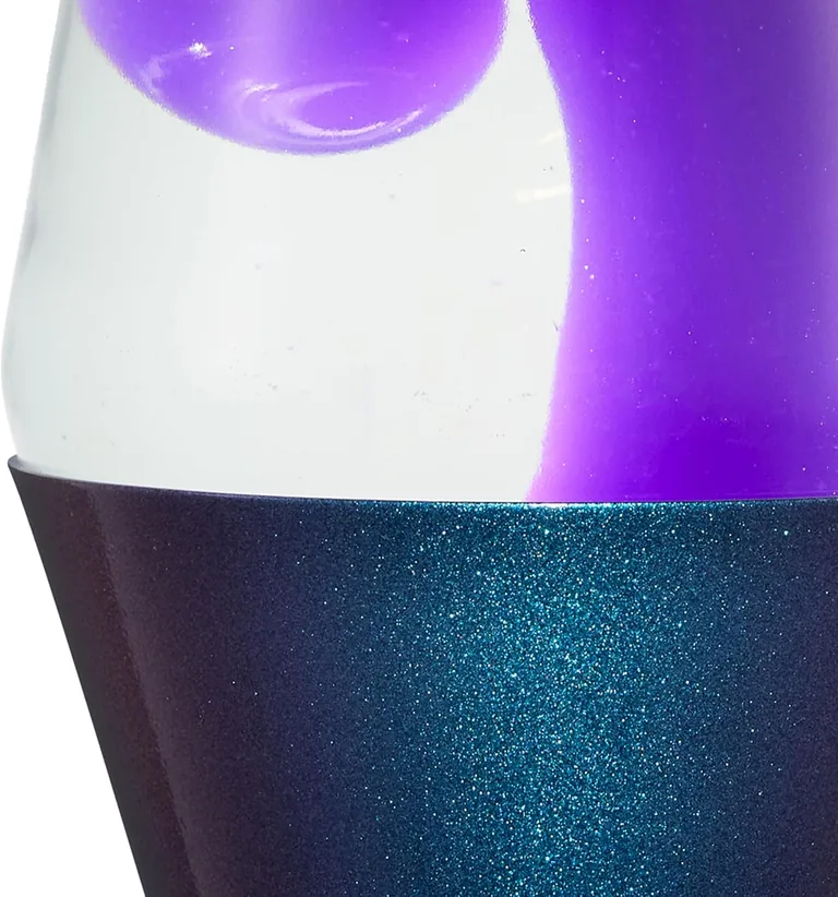 Black Iris Lava Lite lamp — finish detail
