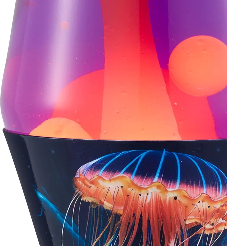 Luminous Jelly Fish Lava Lite lamp — finish detail
