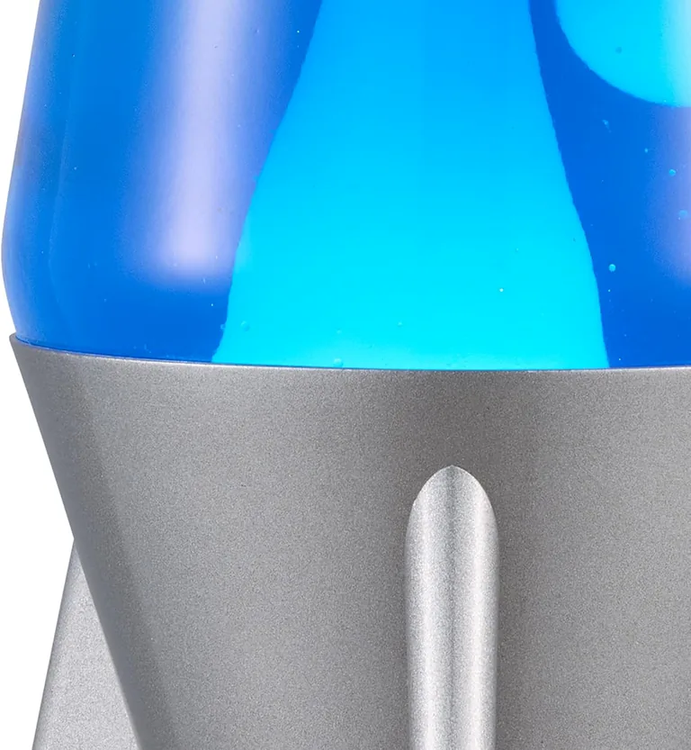 Gray Stratosphere Lava Lite lamp — finish detail