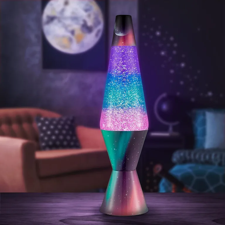 Polar Glimmer Lava Lite lamp — room setting